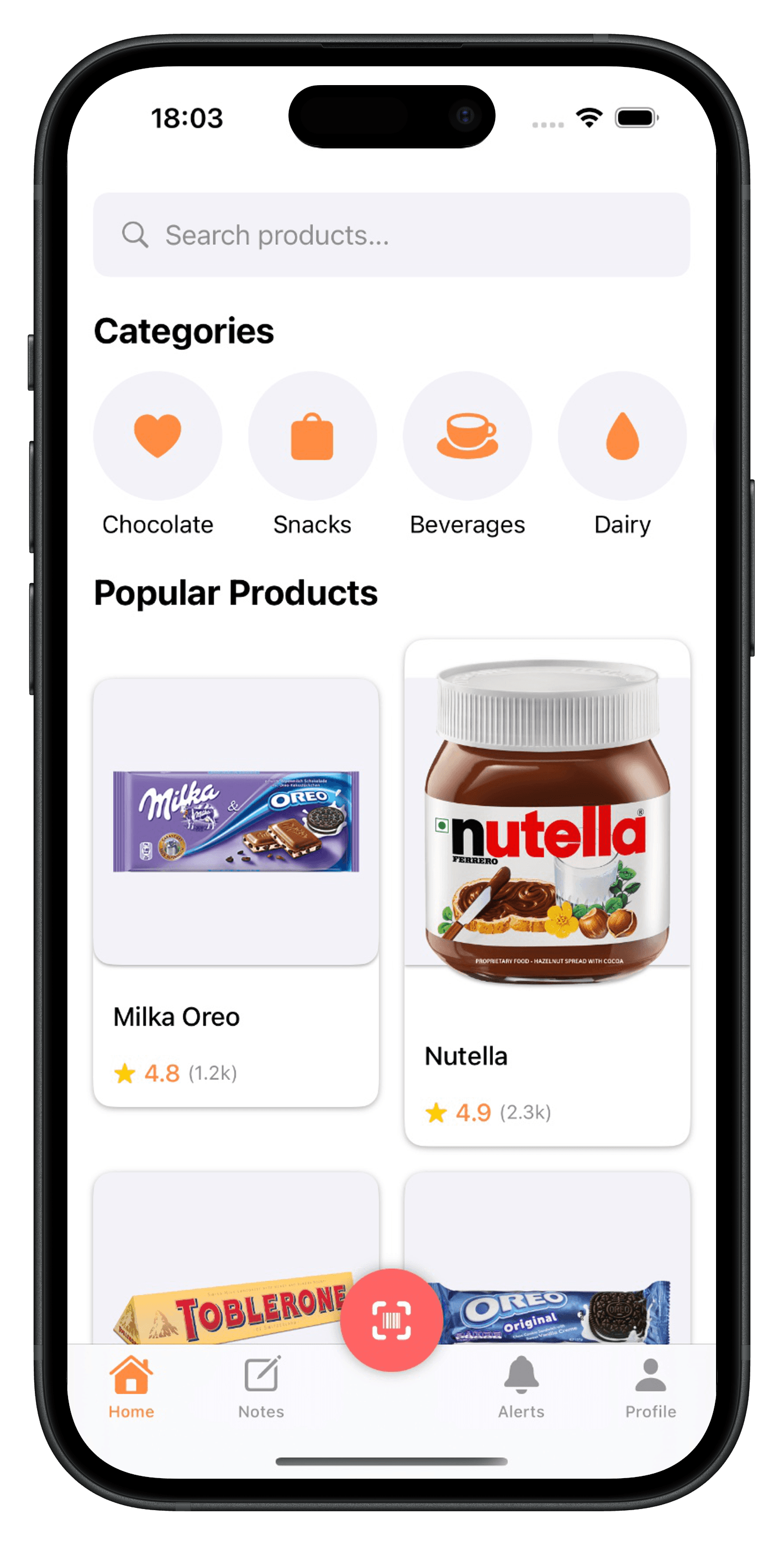 App mockup